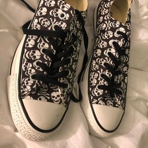 Skull Covered Converse